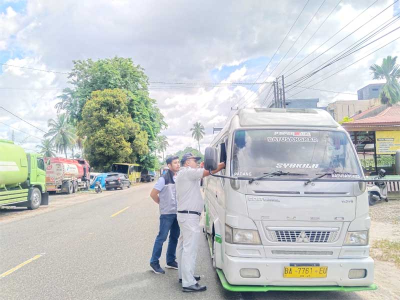 Jasa Raharja Sumbar dan Samsat Padang Pariaman Gelar Operasi Gabungan