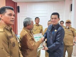 Pemkab Muba Salurkan Cadangan Pangan untuk Lima Desa Rentan Rawan Pangan