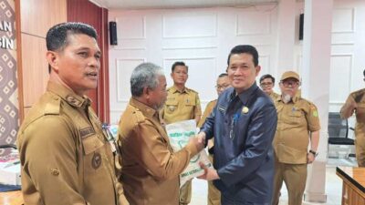 Pemkab Muba Salurkan Cadangan Pangan untuk Lima Desa Rentan Rawan Pangan
