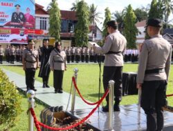Pimpin Sertijab Kabag Ren, Kapolres Pasbar AKBP Agung Tribawanto Tekankan Pentingnya Soliditas