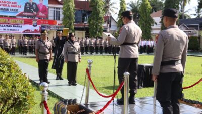 Pimpin Sertijab Kabag Ren, Kapolres Pasbar AKBP Agung Tribawanto Tekankan Pentingnya Soliditas