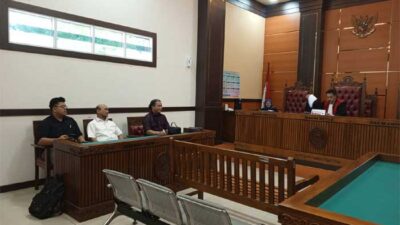 Sidang perdana Kaum Maboed tanpa kehadiran termohon di Pengadilan Negeri Padang, Senin (4/5/2026). (ist)