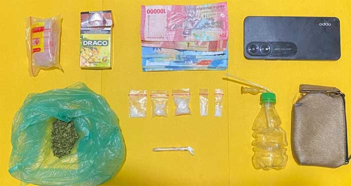 Satresnarkoba Solok Selatan Amankan Seorang Pria Miliki Sabu dan Ganja