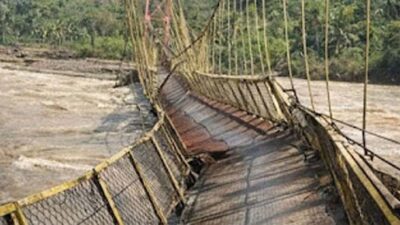 Pemkab Aceh Barat Segera Rehabilitasi Jembatan Gantung Penghubung Dua Gampong di Pante Ceureumen