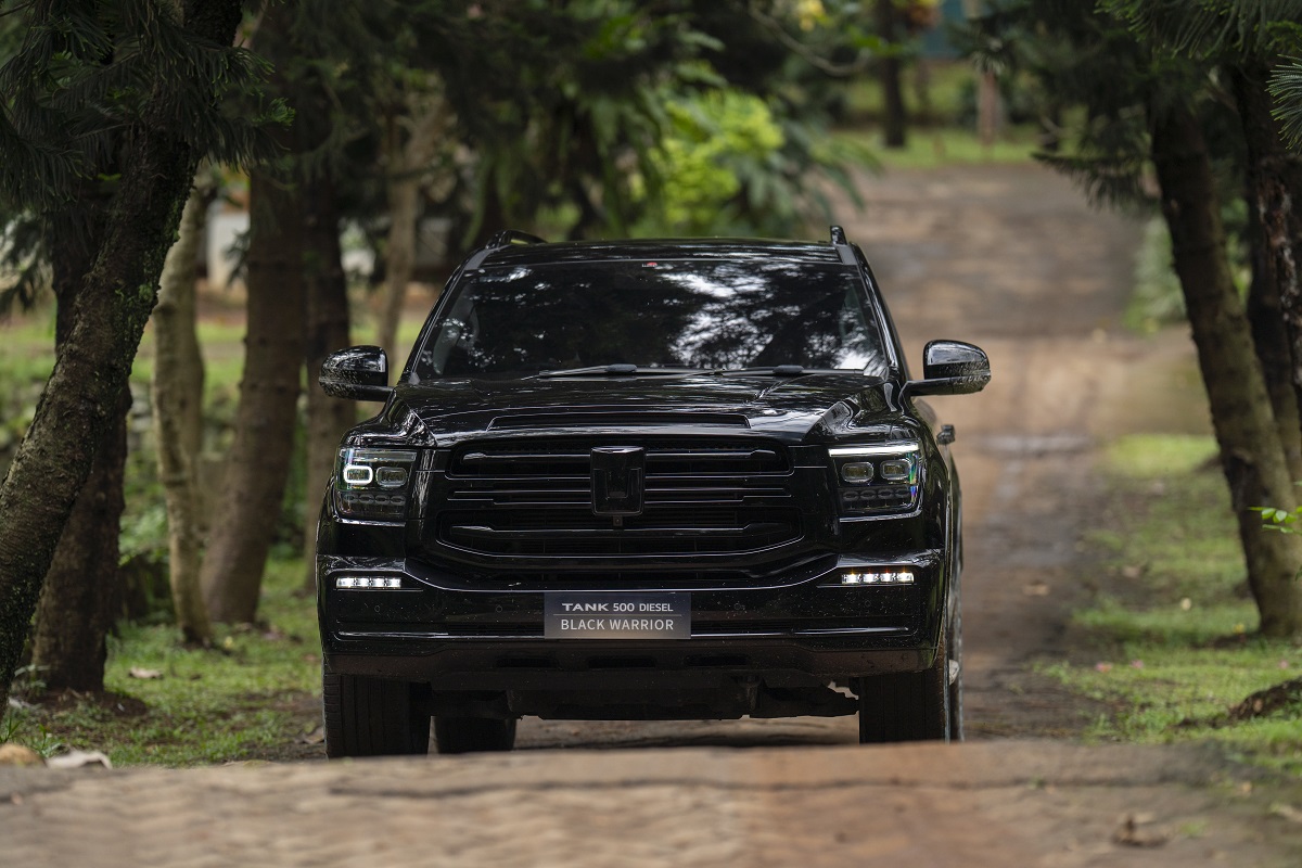 GWM Perkenalkan Tank 500 Diesel Edisi Khusus, Tampilan Serba Hitam.