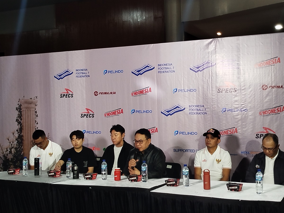 Timnas 7 Football Indonesia Ditargetkan Juara Intercontinental Cup, Shin Tae-yong Berikan Suntikan Motivasi.