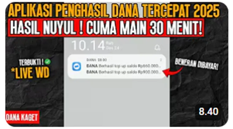 Viral! Aplikasi Penghasil Uang Ini Diklaim Bisa Tarik Saldo dengan Mudah.