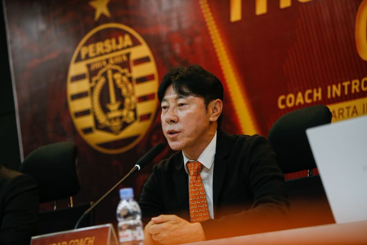 Pelatih Persija Jakarta, Shin Tae-yong.