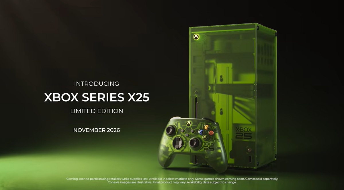 Xbox Series X25 dan kontroler diperkirakan akan dirilis pada November 2026.