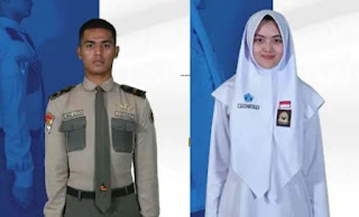 Ahmad Alfatih siswa asal SMAN Agam Cendekia, dan Ulya Kirena Halim siswi SMAN 2 Kota Padang Panjang.