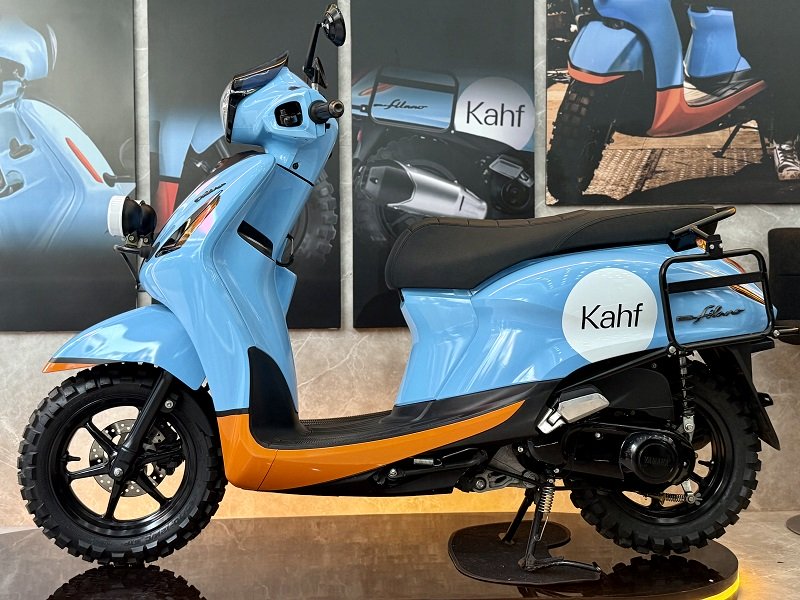 Yamaha Indonesia resmi meluncurkan karya modifikasi spesial Grand Filano Hybrid yang berkolaborasi dengan Kahf.