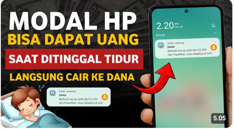 Rahasia Menghasilkan Uang Hanya dengan Bermodalkan HP, Bisa Coba Sekarang!.
