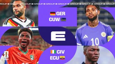 Jerman vs Curaçao di Piala Dunia 2026, Duel David vs Goliath di Grup E