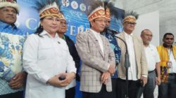 Menteri Agama Nasaruddin Umar saat konferensi pers Kick off Pesparawi Nasional XIV di Kantor Kementerian Agama, Jakarta, Selasa (2/6/2026).