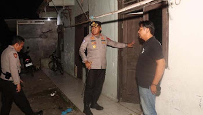 TKP penemuan jasad tukang cilok di Cikupa, Tangerang.