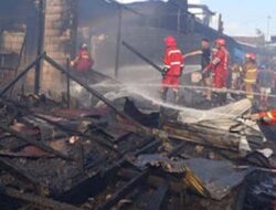 Kebakaran Hebat di Samarinda, 12 Bangunan Ludes Terbakar dan 45 Warga Kehilangan Tempat Tinggal