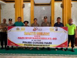 Pererat Sinergitas, Polsek Gunung Tuleh Laksanakan Bakti Religi Bersama Masyarakat