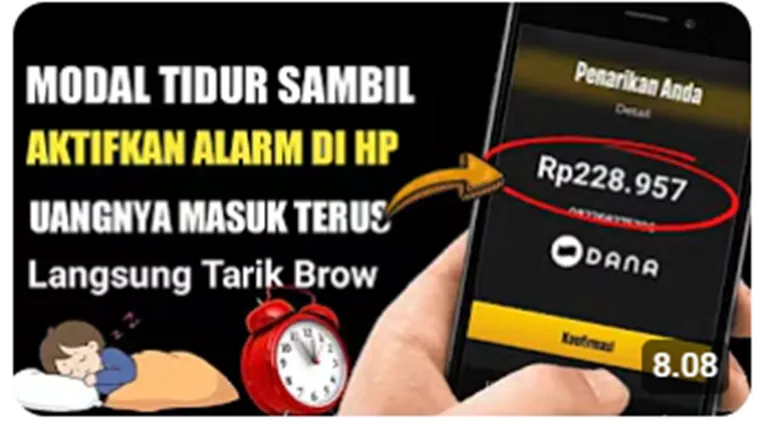 Aplikasi Penghasil Uang Terbaru 2026! Dapatkan Penghasilan Hanya dengan Mengaktifkan Alarm!