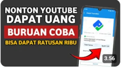 Cara Mudah Dapat Uang Tambahan Lewat HP, Cukup Tonton Video dan Kerjakan Tugas.