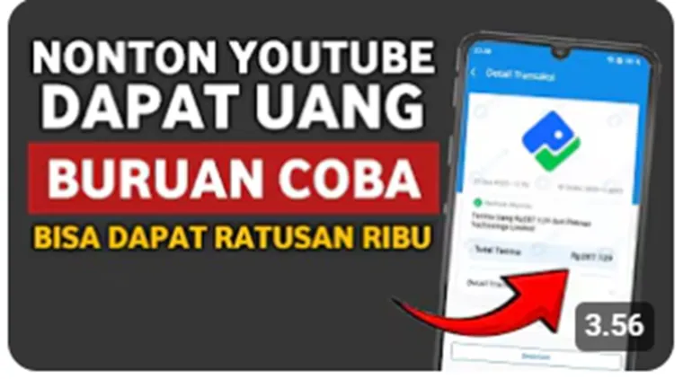 Cara Mudah Dapat Uang Tambahan Lewat HP, Cukup Tonton Video dan Kerjakan Tugas.
