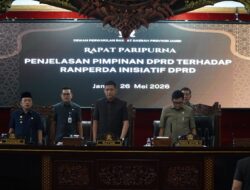 Hadiri Rapat Paripurna DPRD, Gubernur Jambi Dukung Penguatan Ranperda Inisiatif Dewan