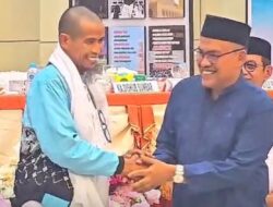 Sekdaprov Sumbar Sambut Kepulangan Kloter 1 Jemaah Haji Debarkasi Padang, 390 Jemaah Tiba dengan Selamat