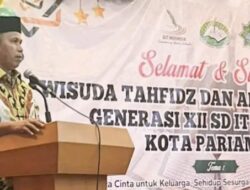 Wawako Mulyadi : Generasi Hafidz SDIT Mutiara Aset Berharga Kota Pariaman