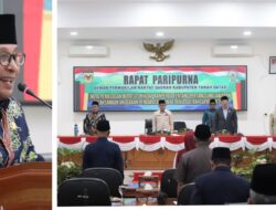 Bupati Eka Putra Sampaikan Ranperda Pertanggungjawaban Pelaksanaan APBD 2015