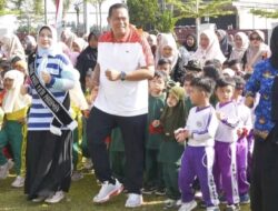 Yota Balad Ikuti Senam Massal Bersama 1200 Anak TK dan PAUD se-Kota Pariaman