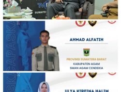 Dua Putra-Putri Terbaik Sumbar Lolos Seleksi Paskibraka Nasional