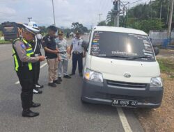 Razia Gabungan di Dharmasraya, Jasa Raharja Dorong Tertib Lalu Lintas