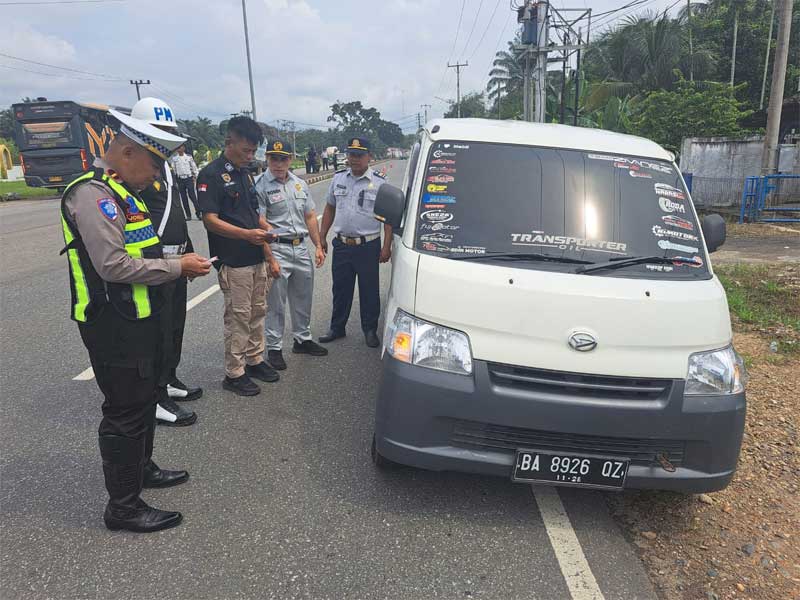 Razia Gabungan di Dharmasraya, Jasa Raharja Dorong Tertib Lalu Lintas