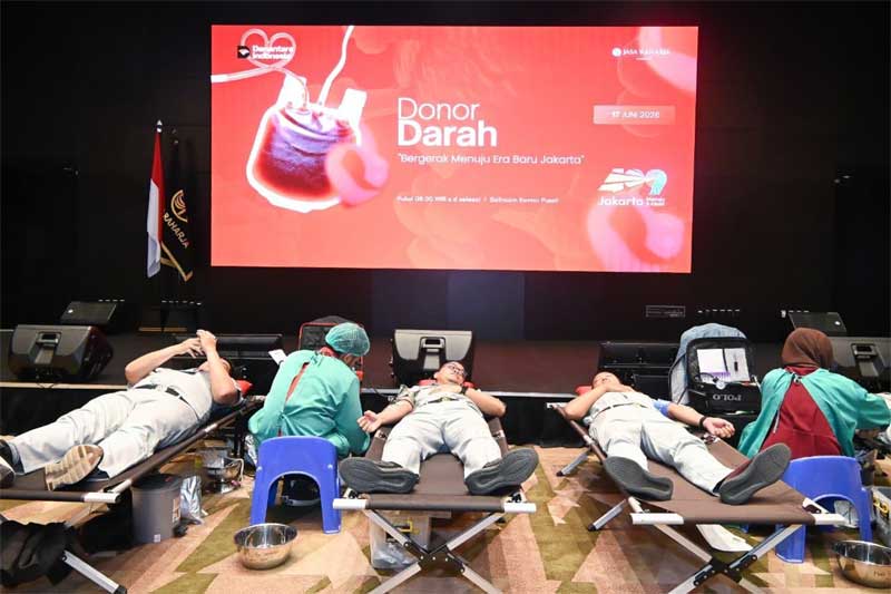 Jasa Raharja Donor Darah untuk HUT ke-499 Jakarta