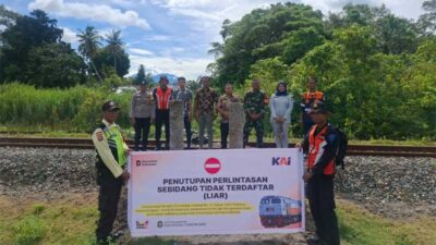 Jasa Raharja Sumbar Dukung Penutupan Perlintasan Liar Kereta Api