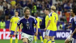 Jepang lolos 32 Besar setelah tahan imbang 1-1 Swedia pada piala dunia, Jumat (26/6/2026) pagi.