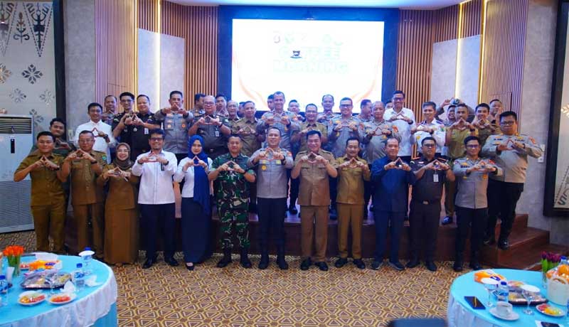 Kapolres Muba Perkuat Sinergi Forkopimda Lewat Coffee Morning