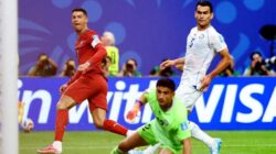 Ronaldo mengamu, Portugal pesta gol vs Uzbekistan 5-0.