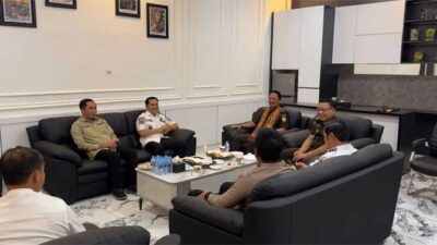 Bupati dan Wabup Pulang Pisau Sambut Kunjungan Kerja Kajati Kalteng di Kejari