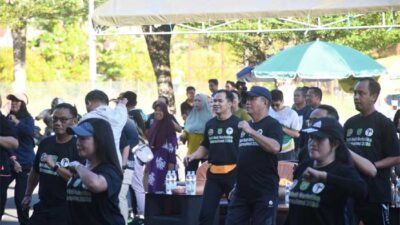 Pemkab Pulang Pisau dan BNNK Gaungkan Hidup Sehat dan Perang Melawan Narkoba