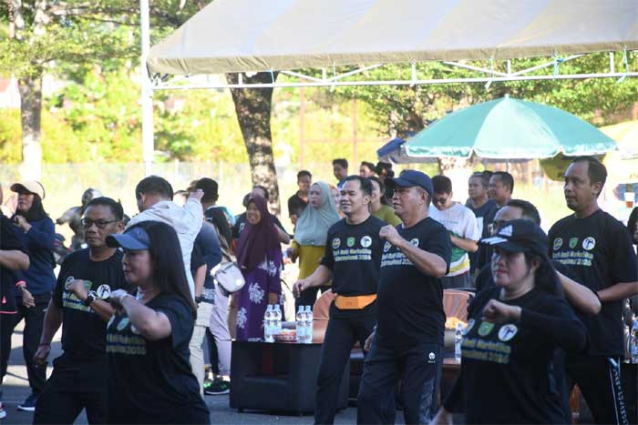 Pemkab Pulang Pisau dan BNNK Gaungkan Hidup Sehat dan Perang Melawan Narkoba