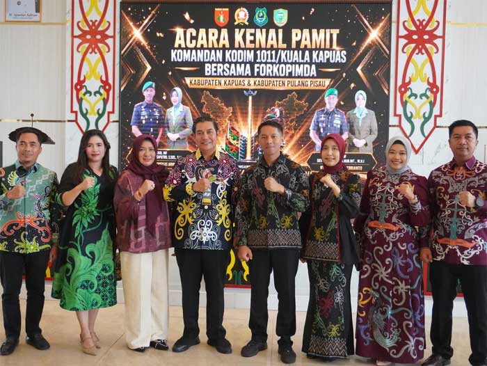 Wabup Pulang Pisau Sambut Dandim Baru, Sinergi TNI dan Pemda Diperkuat