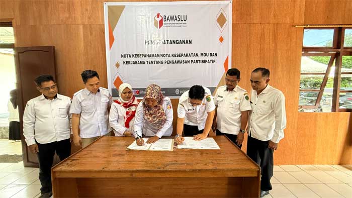 Diskominfostandi-Bawaslu Pulang Pisau Bersinergi, Ajak Masyarakat Aktif Awasi Pemilu