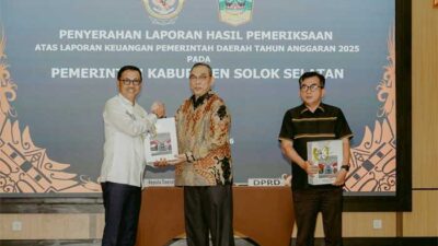 Pemkab Solsel Raih Opini WTP ke-10 dari BPK RI