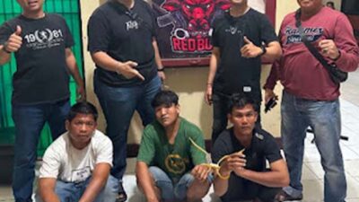 Tiga Pemuda Diciduk Polsek Lubuk Kilangan Saat Sedang Mengisap Narkoba