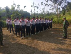 Semangat Pagi Satgas TMMD dan Paskibraka Perkuat Kemanunggalan TNI
