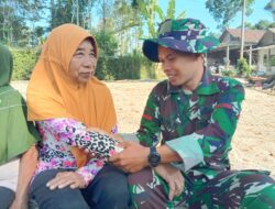 Kedekatan Prada Guntur dengan Warga Cerminkan Kemanunggalan TNI dan Rakyat di TMMD Reguler Ke-129