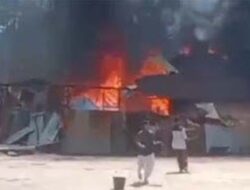 Kebakaran Besar Landa Pesantren di Padang Pariaman