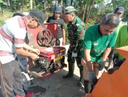 Memastikan Alat Kerja Berjalan dengan Baik, TMMD Reguler ke-129 Lakukan Pengecekan Peralatan