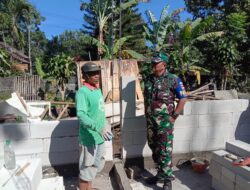 Pawas Satgas TMMD, Pembangunan RTLH Warga Cukil Terus Dikebut