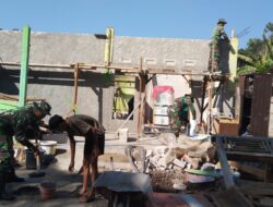 Kebersamaan TNI dan Masyarakat Percepat Penyelesaian RTLH